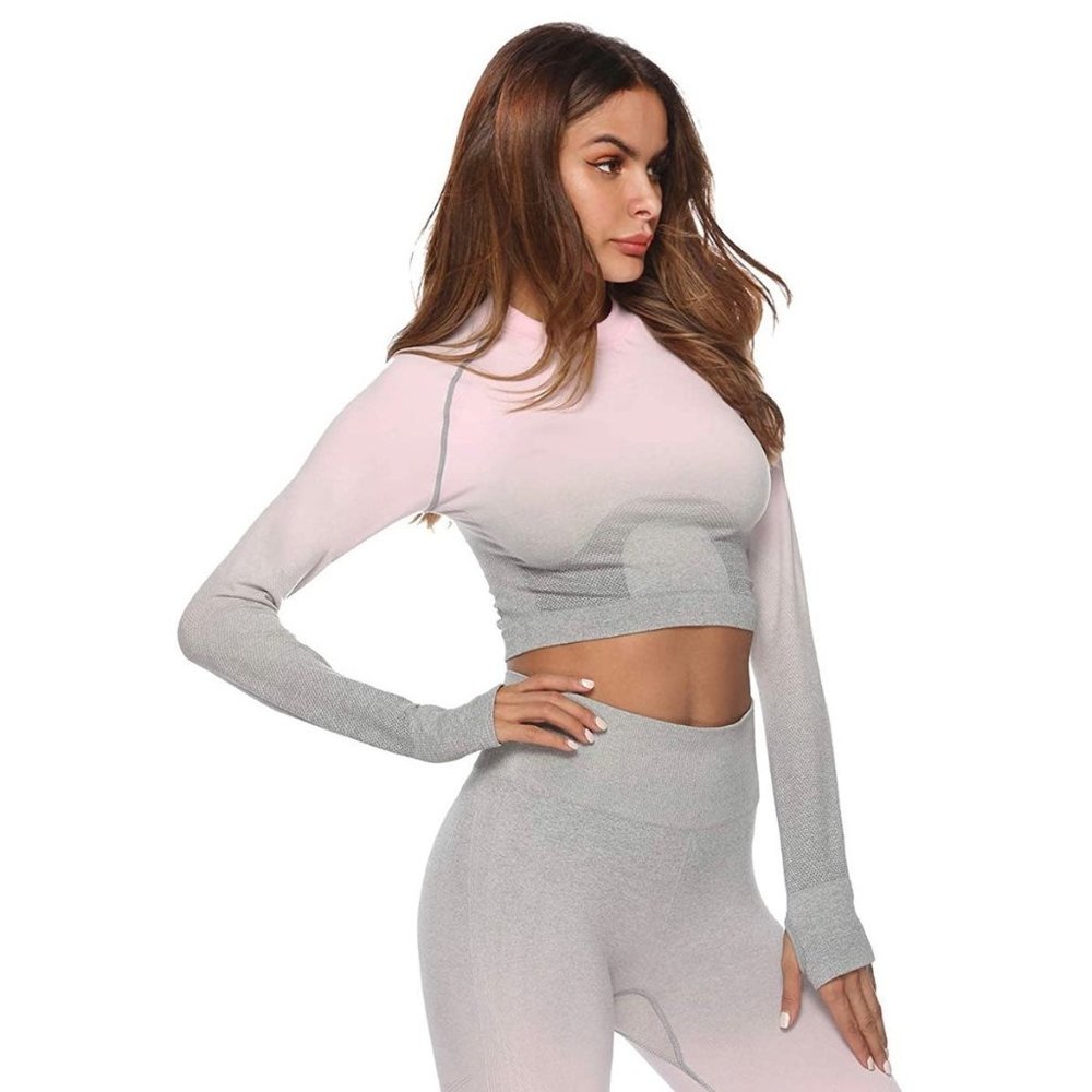 Ombre Adapt Seamless Leggings & Crop SET